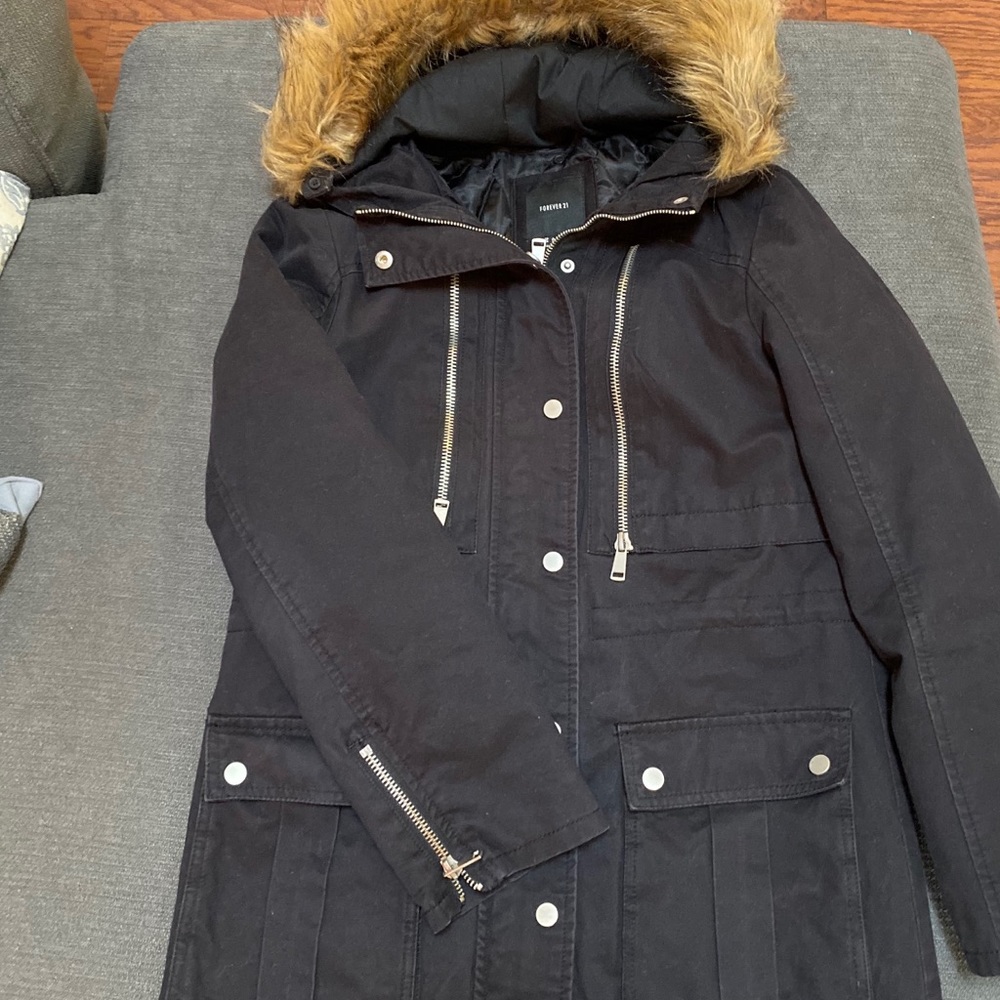 Forever 21 Parka Style Coat